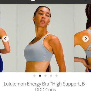 Lululemon Energy Bra *High Support 36DD